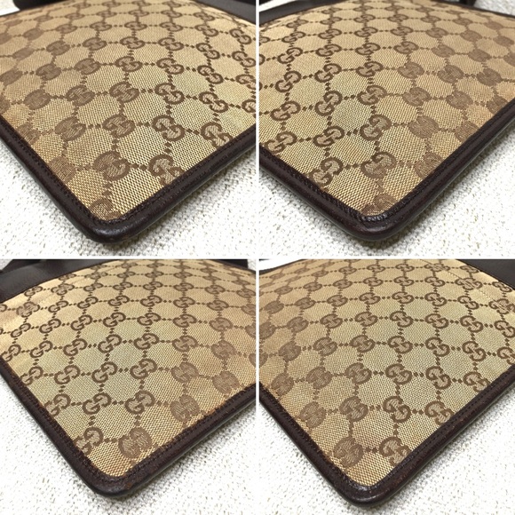 Gucci authentic brown canvas crossbody bag - Picture 13 of 15